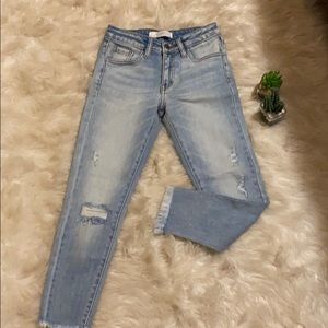 light wash jeans